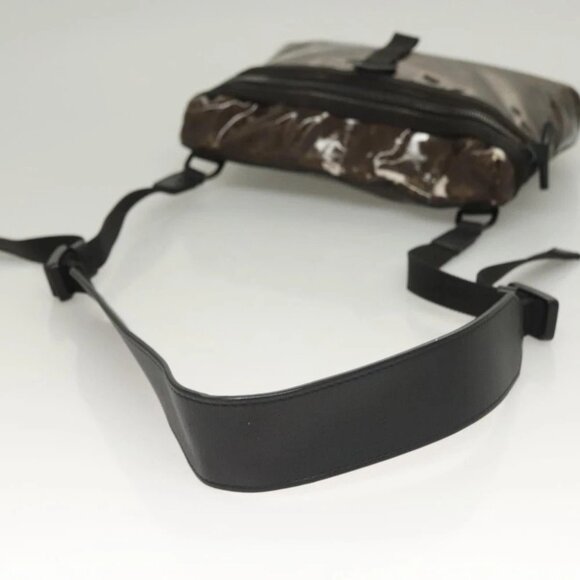 LOUIS VUITTON Monogram Glaze Messenger PM Bag Brown Black M43895 LV Auth bs26815 - Picture 8 of 14